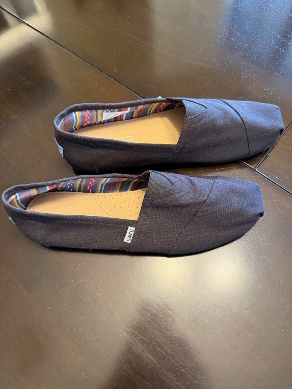 Toms Black Alpargata Classic Espadrille Size 12